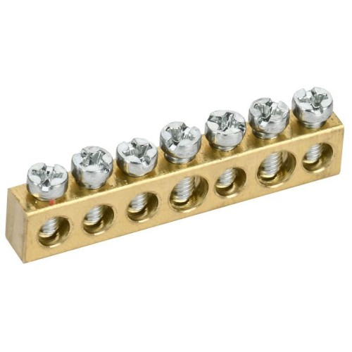Шина нулевая 6х9 7 отверст. TEKFOR IEK TF-KP00D-SN-07