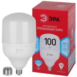 Лампа светодиодная высокомощная RED LINE LED POWER T140-100W-4000-E27/E40 R 100Вт Т140 колокол 4000К