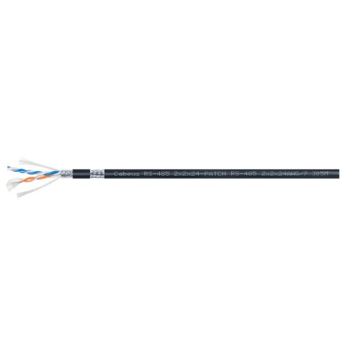 Кабель для интерфейса RS-485/RS-422 RS-485 2х2х24AWG/7 МЖ (patch) PVC 2х(2х24 AWG) экран-фольга + оп