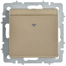 Выключатель карточный BRITE 30А ВС10-1-8-БрШ механизм шампань IEK BR-V11-0-10-K37