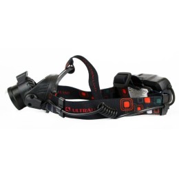 Фонарь аккумуляторный налобный E1336 1LED 4Вт фокус 4 режима аккум. 3.7В сенсорный черн. (бокс) Ultr