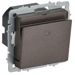 Выключатель карточный BRITE 30А ВС10-1-8-БрТБ механизм бронза IEK BR-V11-0-10-K45