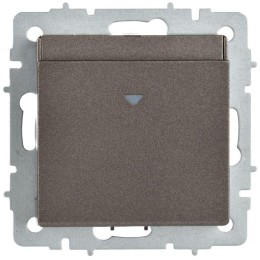 Выключатель карточный BRITE 30А ВС10-1-8-БрТБ механизм бронза IEK BR-V11-0-10-K45