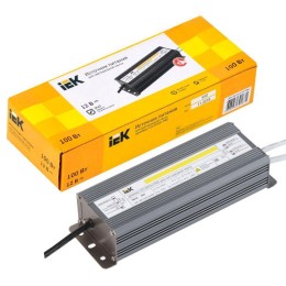 Драйвер LED ИПСН-PRO 5050 100Вт 12В блок-шнуры IP67 IEK LSP1-100-12-67-33-PRO