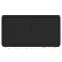 Оповещатель пожарный световой BS-KRON-10-F1-24 Black Белый свет a32226