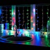 Гирлянда светодиодная "Светодиодный Дождь" 1.5х1м 96LED мультиколор 8Вт 230В IP20 с контроллером про