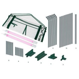 Теплица GA-House-max со светильниками в компл. 2700х900х900мм 3 отсека Green Apple Б0063904