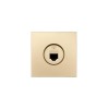 Розетка телефонная евро СП ZIMA IP20 зол. LEZARD 704-3688-137