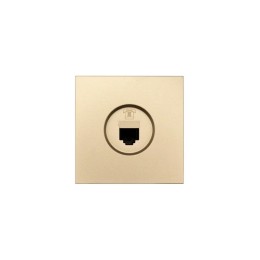Розетка телефонная евро СП ZIMA IP20 зол. LEZARD 704-3688-137
