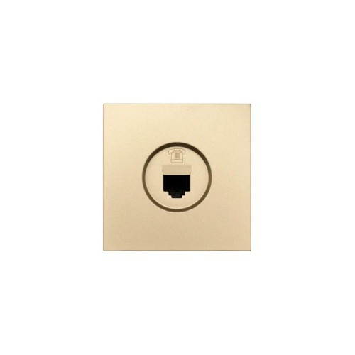 Розетка телефонная евро СП ZIMA IP20 зол. LEZARD 704-3688-137