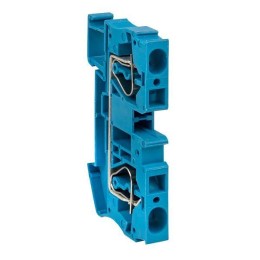 Колодка клеммная ST-6 57А пружинная син. EKF plc-jxb-st-6-blue