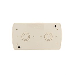 Блок ОП Nata (розетка евростандарт с заземл. с защ. крышкой + 1-кл. выкл.) IP20 крем. LEZARD 710-030