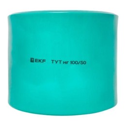 Трубка термоусадочная ТУТ нг 100/50 зел. PROxima (уп.25м) EKF tut-100-j