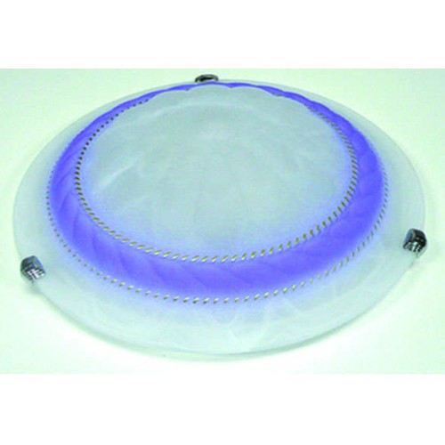 Светильник 2х60 "Орхидея" d30 2х60Вт E27 IP20 голуб. арм. хром 2201 Альфа Лайт 3333