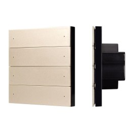 Панель кнопочная SMART-DMX512-801-22-8G-8SC-DIM-IN Gold (230В 2.4G) (IP20 пластик) INTELLIGENT ARLIG