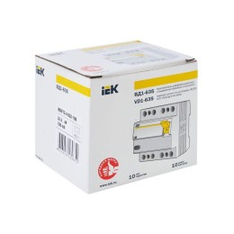 Выключатель дифференциального тока (УЗО) 4п 32А 100мА тип AC ВД1-63S KARAT IEK MDV12-4-032-100