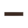 Решетка вентиляционная ДП фланец 420х73 переточная 450х91 пластик Brown ERA 4409ДП кор
