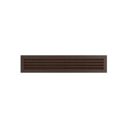Решетка вентиляционная ДП фланец 420х73 переточная 450х91 пластик Brown ERA 4409ДП кор