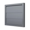Выход стенной КФ фланец d150/160 жалюзи 190х190 ASA Gray ERA STREETLINE 1919К15.16Ф сер