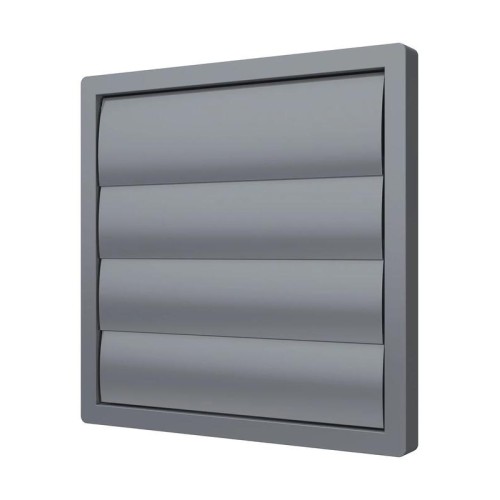 Выход стенной КФ фланец d200 жалюзи 242х242 ASA Gray ERA STREETLINE 2424К20Ф сер