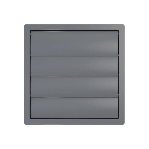 Выход стенной КФ фланец d200 жалюзи 242х242 ASA Gray ERA STREETLINE 2424К20Ф сер