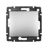 Выключатель 1-кл. СП Valena 10А IP31 250В механизм алюм. Leg 770101