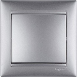 Выключатель 1-кл. СП Valena 10А IP31 250В механизм алюм. Leg 770101