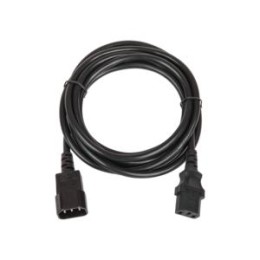 Кабель питания разъем C14 IEC 60320/разъем C13 IEC 60320 3х0.75кв.мм 250В 6А 3м черн. TLK TLK-PCM06-