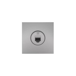 Розетка телефонная евро СП ZIMA IP20 сер. матов. LEZARD 704-7488-137