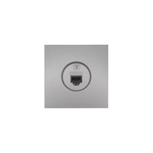Розетка телефонная евро СП ZIMA IP20 сер. матов. LEZARD 704-7488-137
