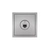 Розетка телефонная евро СП ZIMA IP20 сер. матов. LEZARD 704-7488-137
