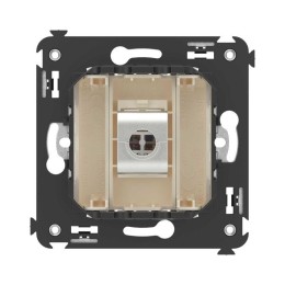 Розетка компьютерная 1-м СП Avanti "Ванильная дымка" RJ45 кат.5E без шторок экранир. механизм DKC 44