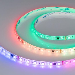 Лента светодиодная DMX-SE-B60-10mm 24V RGB-PX6 14Вт/м IP65 5060 герметичная бегущий огонь (уп.5м) Ar