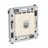 Розетка компьютерная 1-м СП Avanti "Ванильная дымка" RJ45 кат.6A без шторок экранир. механизм DKC 44