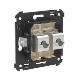 Розетка компьютерная 2-м СП Avanti "Ванильная дымка" RJ45 кат.6A без шторок экранир. механизм DKC 44