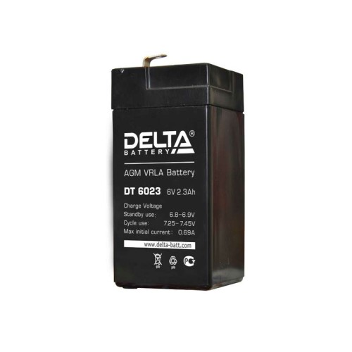 Аккумулятор ОПС 6В 2.3А.ч DT 6023 Delta 4614010040027