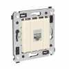 Розетка компьютерная 1-м СП Avanti "Ванильная дымка" RJ45 кат.6 без шторок экранир. механизм DKC 440