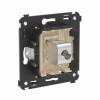 Розетка компьютерная 1-м СП Avanti "Ванильная дымка" RJ45 кат.6 без шторок экранир. механизм DKC 440