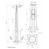 Опора ОГКф-14.0(2)(К495-400-4х34) оцинк. Пересвет 00-000737