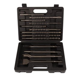 Набор буров и долот SDS PLUS 13 предметов Kranz KR-91-0409
