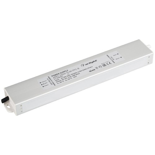 Arlight Блок питания ARPV-24060-SLIM-PFC-B (24V, 2.5A, 60W) (IP67 Металл, 3 года)