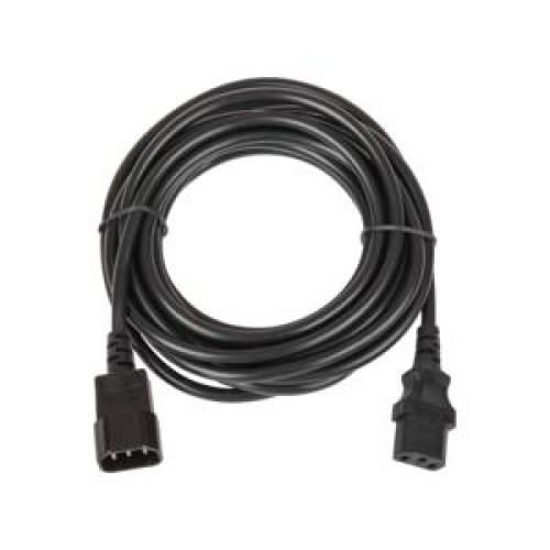 Кабель питания разъем C14 IEC 60320/ разъем C13 IEC 60320 3х0.75кв.мм 250В 6А 5м черн. TLK TLK-PCM06