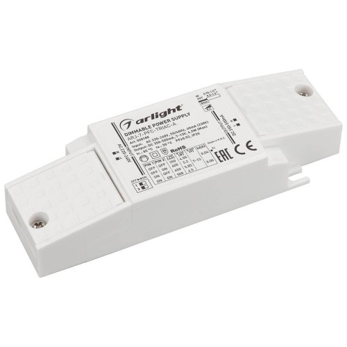 Arlight Блок питания ARJ-7-PFC-TRIAC-A (7W, 350-500mA) (IP20 Пластик, 5 лет)