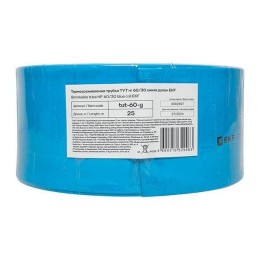 Трубка термоусадочная ТУТ нг 60/30 син. PROxima (уп.25м) EKF tut-60-g