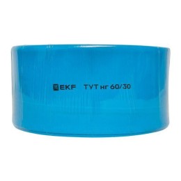 Трубка термоусадочная ТУТ нг 60/30 син. PROxima (уп.25м) EKF tut-60-g