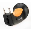 Фонарь аккумуляторный LED3804 4LED аккум. SLA 220В пластик. черн./желт. (кор.) Ultraflash 9215
