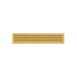Решетка вентиляционная ДП фланец 420х73 переточная 450х91 пластик Beige ERA 4409ДП беж