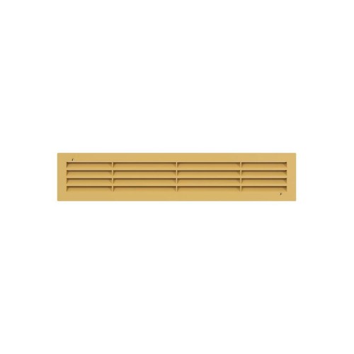 Решетка вентиляционная ДП фланец 420х73 переточная 450х91 пластик Beige ERA 4409ДП беж