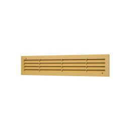 Решетка вентиляционная ДП фланец 420х73 переточная 450х91 пластик Beige ERA 4409ДП беж