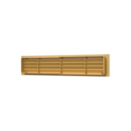 Решетка вентиляционная ДП фланец 420х73 переточная 450х91 пластик Beige ERA 4409ДП беж